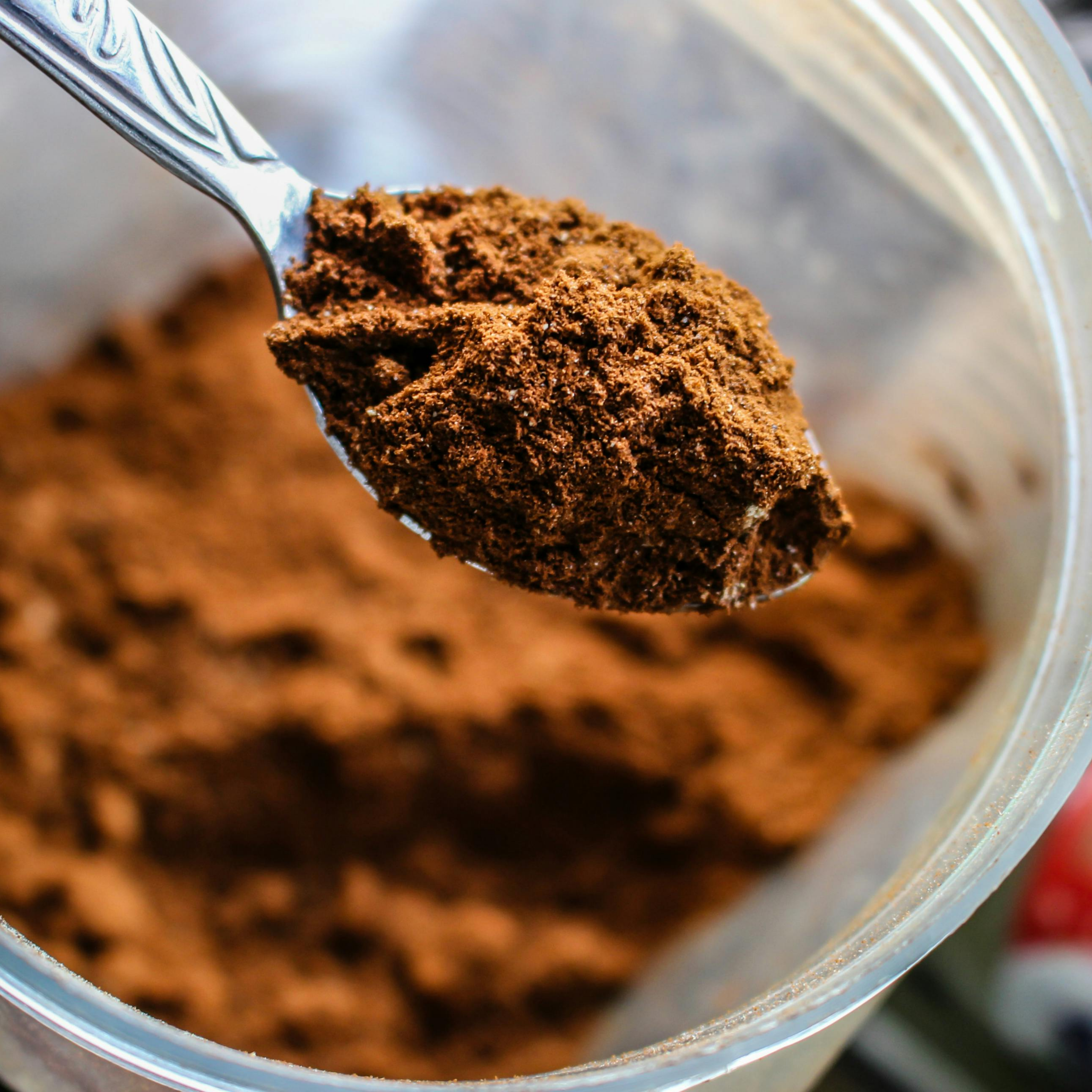 Cocoa powder used to naturally flavour nuwave chocolate whey isolate protein powder 